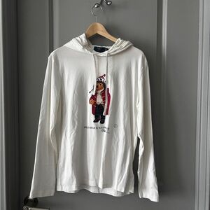 NWT Polo by Ralph Lauren White Hoodie Sweater